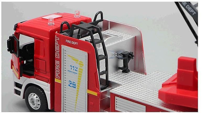 Big Toy Car,Large Engineering Car,1:32 Scale Alloy Fire Engines,Ladder Carfire Carousel 2