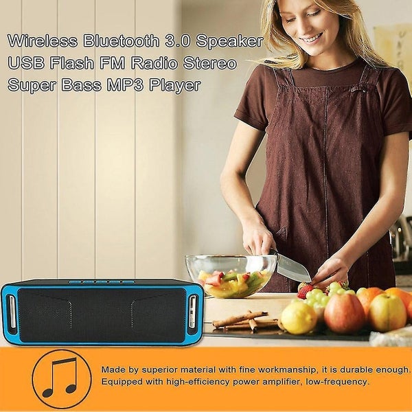 Y30 Wireless Bluetooth 3.0 Speaker Usb Flash Stereo Super Bass Mp3 Player Carousel 2