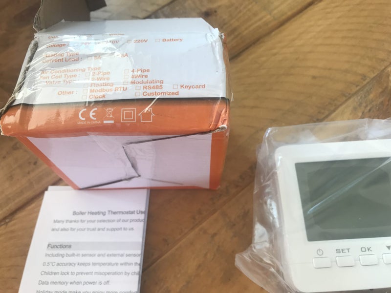 Digital Thermostat Heating Carousel 2