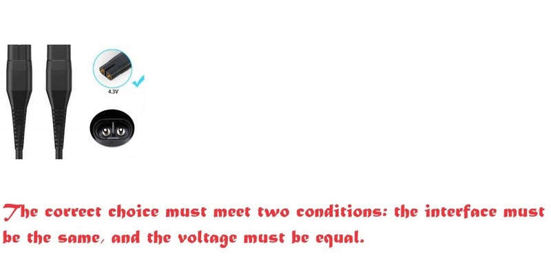 4.3V USB Power Charger Adapter Cord Cable For Philips OneBlade Shaver QP2520/72 Carousel 1