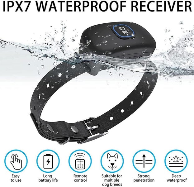 2 In 1 Electric Pet Fence with One Dog Training Rechargeable Collar Carousel 10