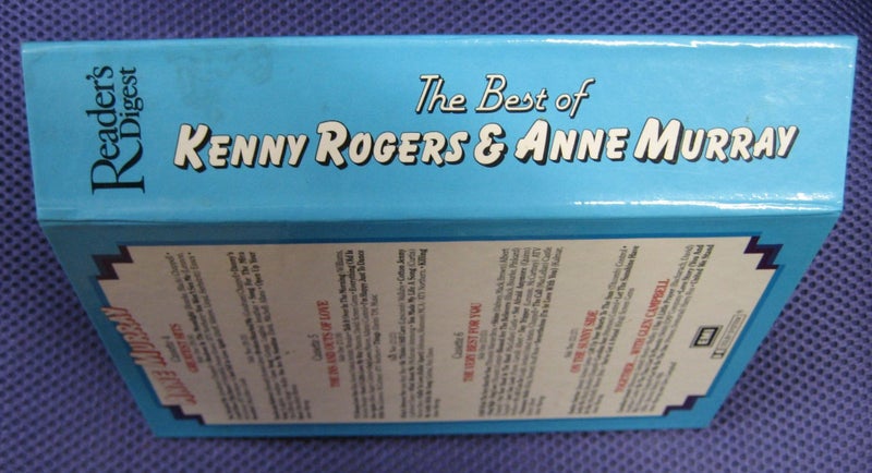 BEST of KENNY ROGERS & ANNE MURRAY Readers Digest 6 Cassette Tapes Carousel 2