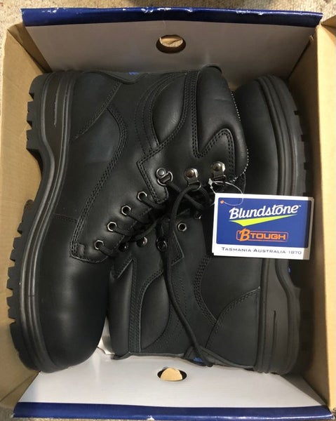 Blundstone Safety TPU Steelcap Laceup Boots Size 11 NEW BidBud