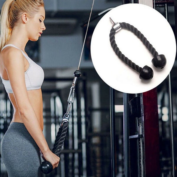 Tricep Rope Pull Down Bicep Rops Gym Exercises 3637602 Carousel 2