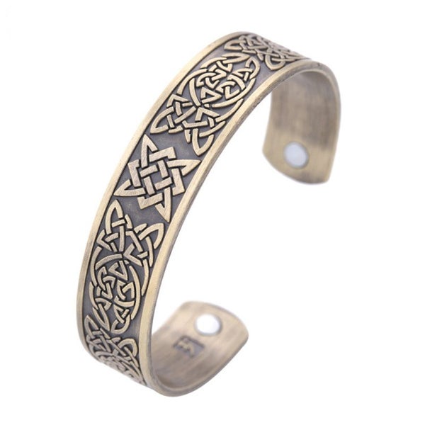 Copper Viking Cuff Bracelet Magnetic Healthcare B0367GD0 Carousel 1