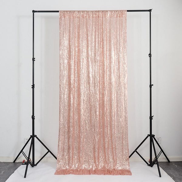 Sequin Backdrop Curtains Wedding Background G0624PK0 Carousel 2