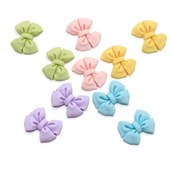 10 Craft Supplies Small Bow Charms Pendants I1252MZ0 Carousel 1