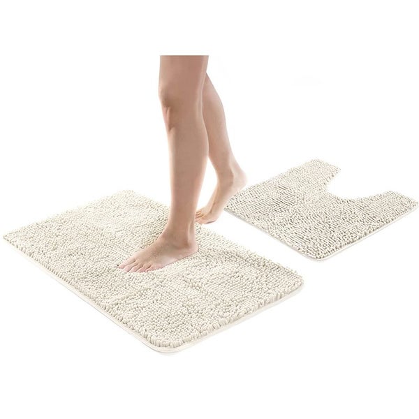 2pcs Bathroom Rug Sets Bath Toliet Mats 2037804 Carousel 2