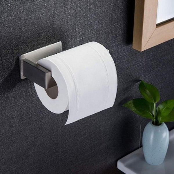 Toilet Paper Holder Stainless Steel, Half Open Bathroom Holder Wall Mount Rustfr Carousel 2