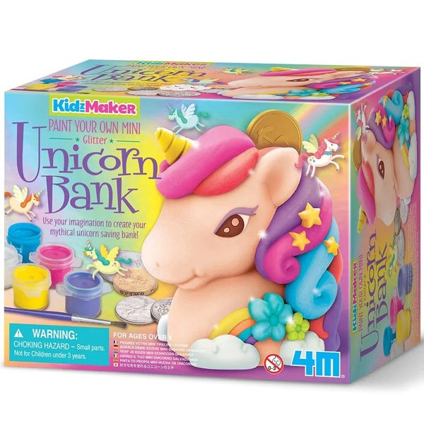 Paint Your Own Mini Glitter Unicorn Bank Carousel 1