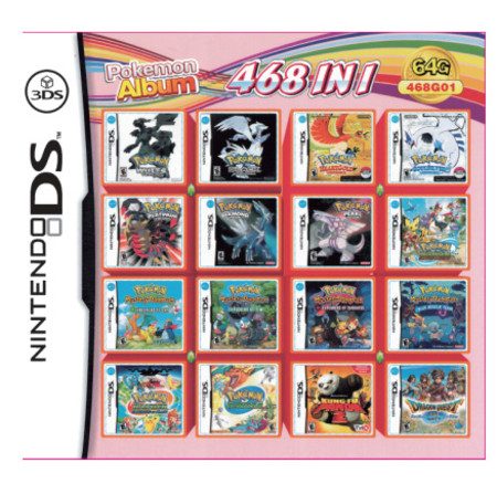 468 in 1 Game Cartridge Game Cartridge Games Pack Carousel 1