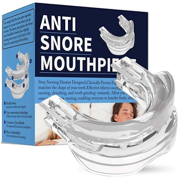 AU Adjustable Anti Snoring Mouthpiece Guard Anti Snore Sleep Apnea Teeth Grind Carousel 1