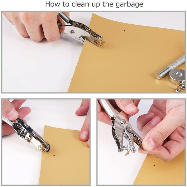 180pcs Leather Rivets Metal Double Cap Rivet Studs DIY Kit 3651804 Carousel 2