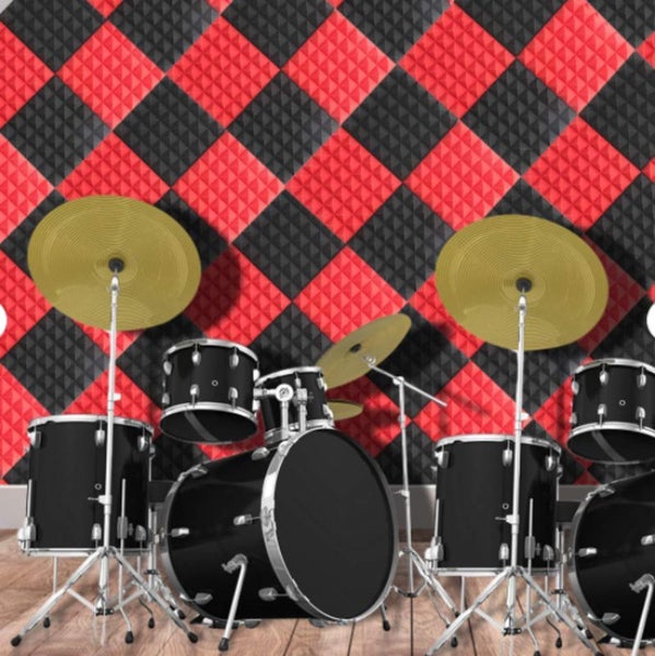 6pcs Grey Acoustic Soundproofing Foam Studio Sound Absorption Panels 2012617 Carousel 17