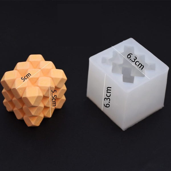 Silicone Molds Cube Candle Moulds I1503WT0 Carousel 2