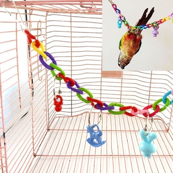 Bird Toy Parrot Swing Bridge Cage Toys I0615MZ0 Carousel 9