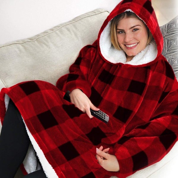 Blanket Hoodie Sweatshirt D0734RD0 Carousel 1