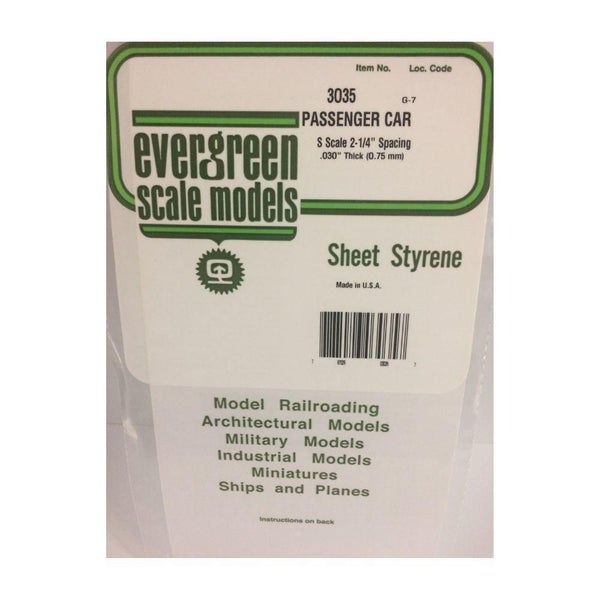 Evergreen Styr Passenger Car Siding- S Carousel 1
