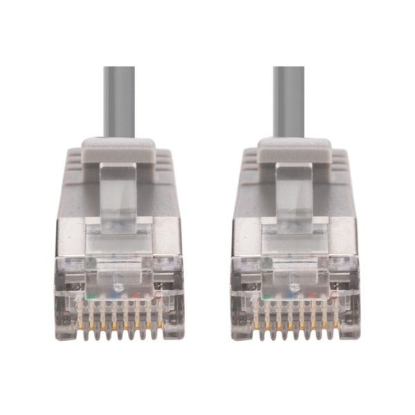 Dynamix PLSSGY-C6A-2.5 Cat6A RJ45 Patch Lead - 2.5m - Grey S/FTP - Shielded - Carousel 2