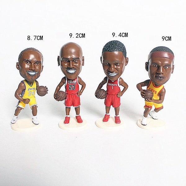Cake Topper - 4pcs NBA Basketball Star Figures Carousel 2