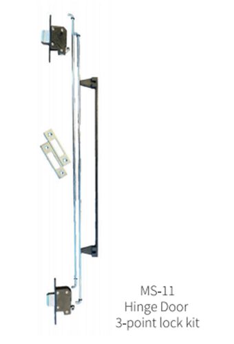 Hinge Door 3 point lock kit Black Carousel 1