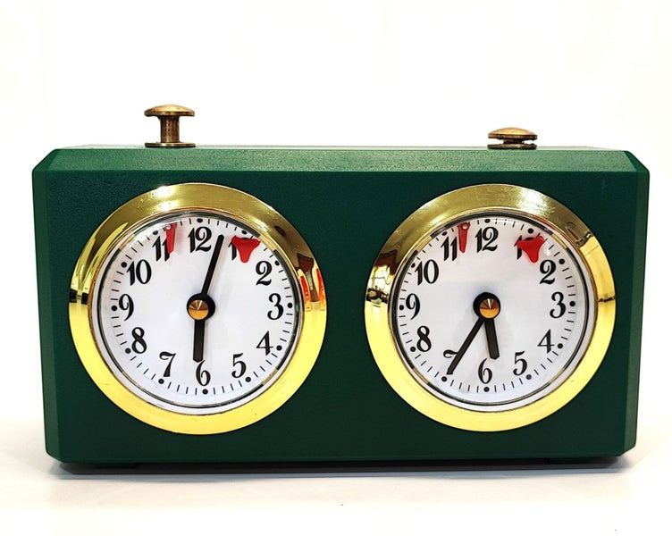 Retro Analog Chess Game Clock - Count Down Alarm (no battery needed) Carousel 1