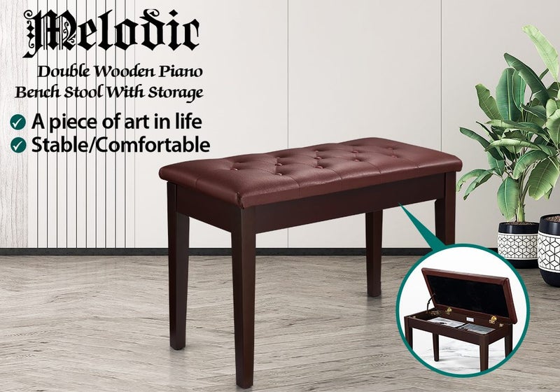 Piano Keyboard Bench Stool Chair Seat Carousel 2