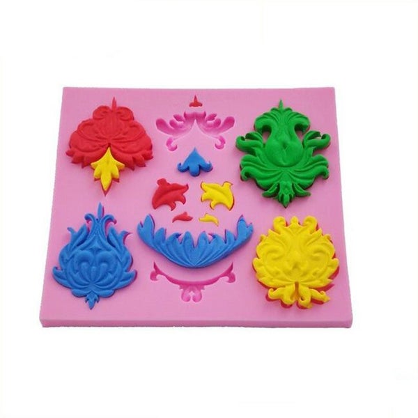 Various patterns of lace molds for embossing cake decorating fudge Carousel 1