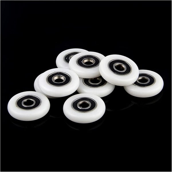 8pcs Shower Door Runner Rollers Wheels Pulleys Replacement Parts i2268WT0 Carousel 3