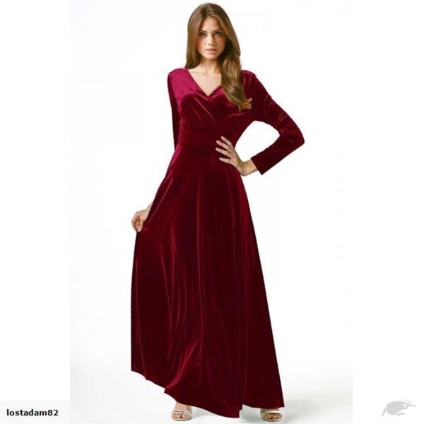 Velvet Maxi Dress 2803965 Carousel 2