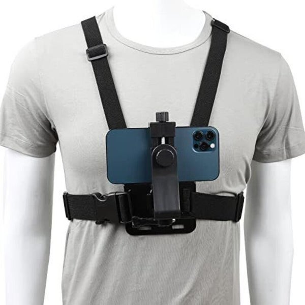 Phone Chest Mount Strap Holder Action Camera Gopro Samsung iPhone i2060BK0 Carousel 19