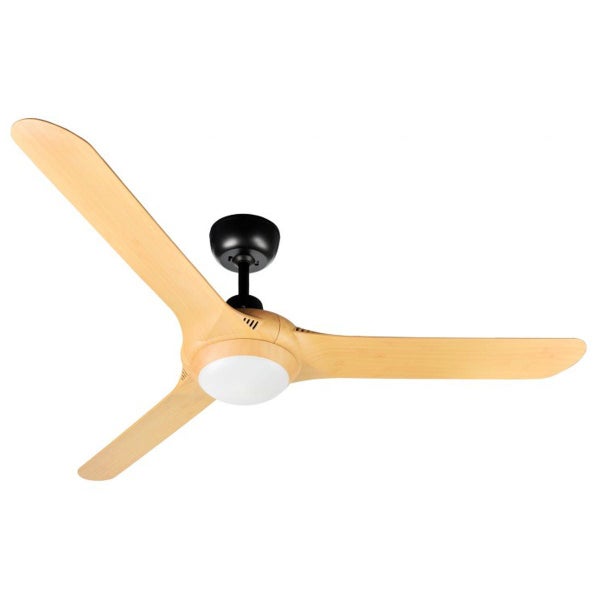 Ventair Spyda 56" ABS 3 Blade AC Ceiling Fan with 20W LED Tri Colour Light Carousel 1