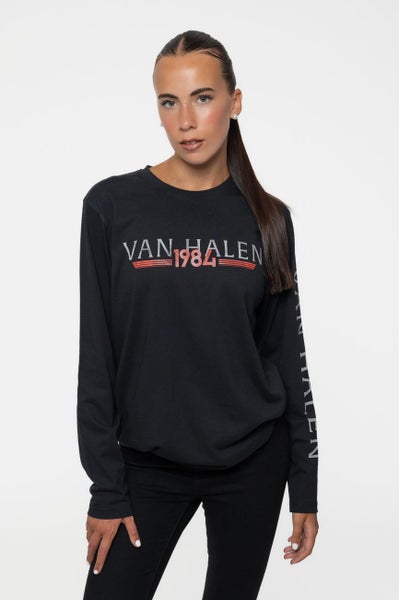 Van Halen T Shirt 84 Tour new Official Unisex Navy Blue Long Sleeve Carousel 4