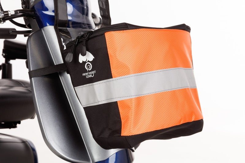 Mobility Scooter Front Basket Cover - Hi-Visibility & Heavy Duty - LARGE Carousel 1