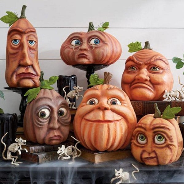 Halloween Pumpkin Facebook Candle Silicone Mold for DIY Handmade Carousel 2