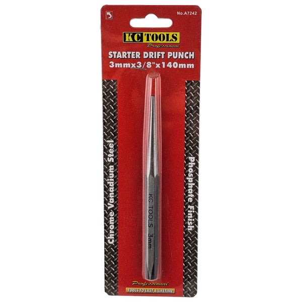 KC Tools 3mm Industrial Starter Drift Punch Carousel 3