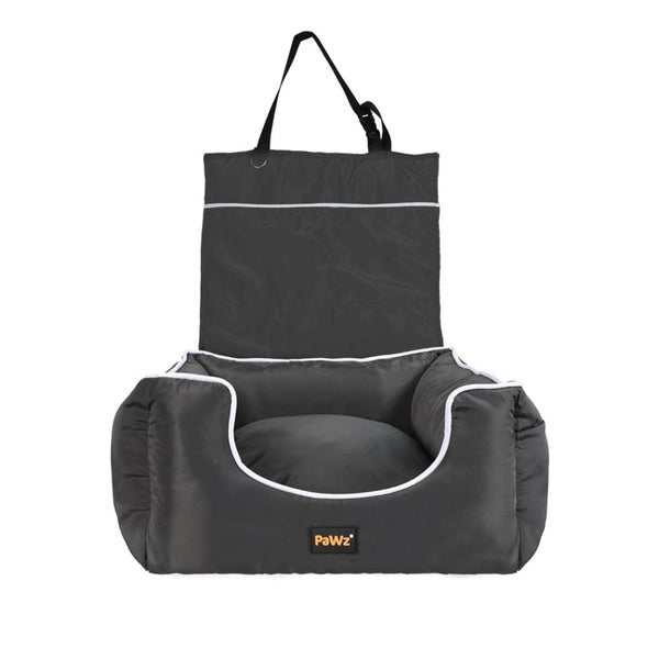 Dog Car Booster Seat Belt Pet Backrest Safe Protector Waterproof Travel Bed Carousel 2