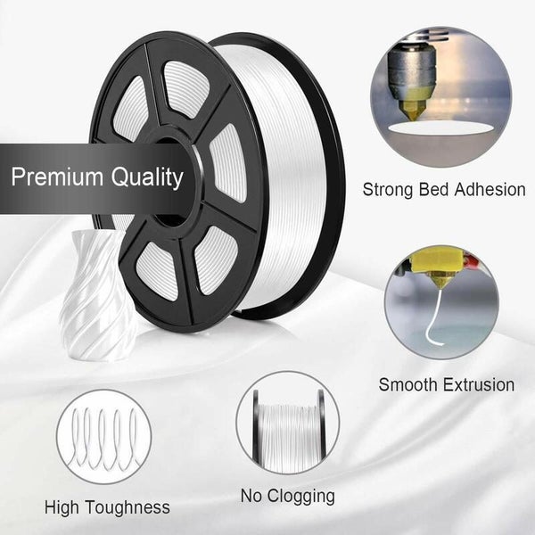 3D Printer Filament PLA Silk White 2029120 Carousel 2