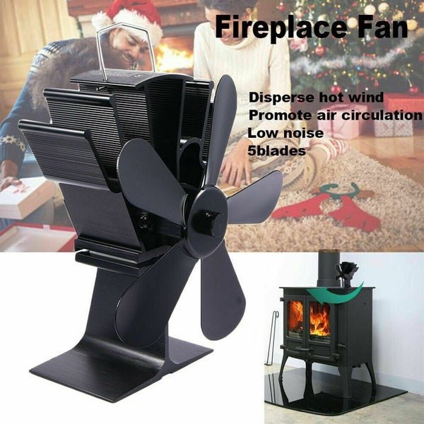 5 Blade Heat Powered Silent Fireplace Stove Fan 2032703 Carousel 2