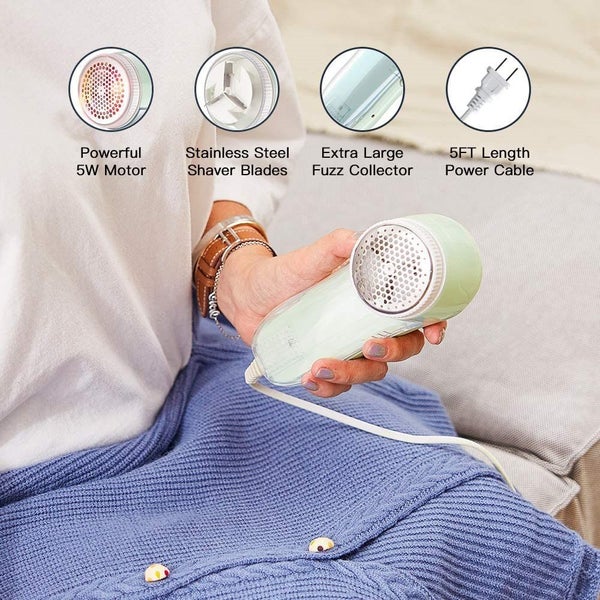 USB Fabric Shaver and Fluff Remover with Replaceable Stainless Steel Blades Carousel 4