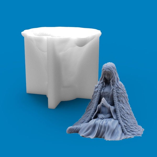 Halloween Ghost Witch Candle Silicone Mold For Festive And Romantic Carousel 7
