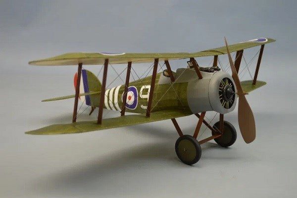 Dumas #244 Plane Kit: 18" Sopwith 7F.1 Snipe - Rubber Powered Flying Model Carousel 1