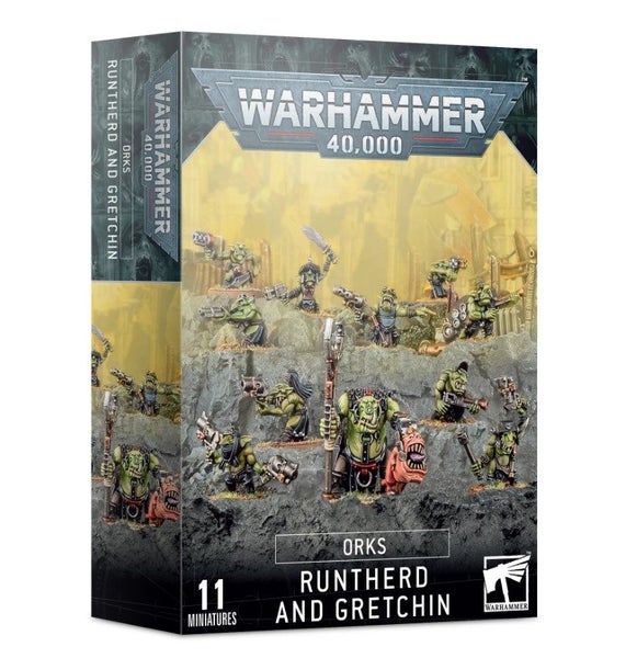 Warhammer 40000: 50-16 Orks Runtherd and Gretchin Carousel 1