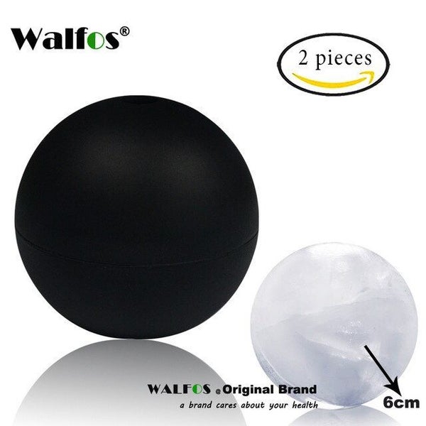 2Pcs food grade 6 cm round whiskey silicone ice hockey mold Carousel 1