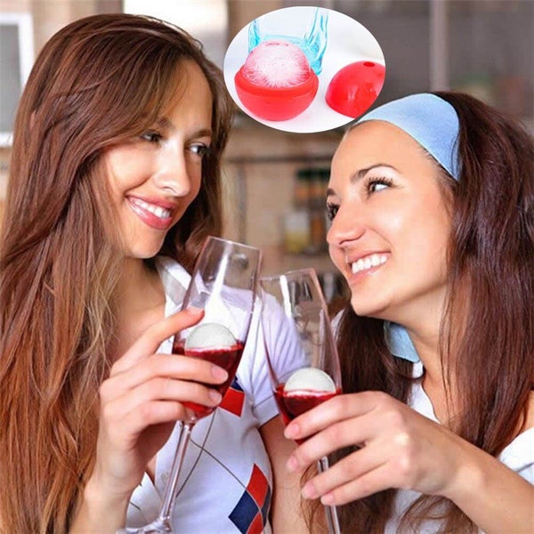 2Pcs food grade 6 cm round whiskey silicone ice hockey mold Carousel 4
