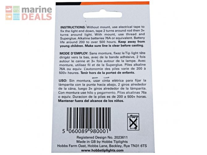 Night Fishing Rod Tip Light Red Carousel 2