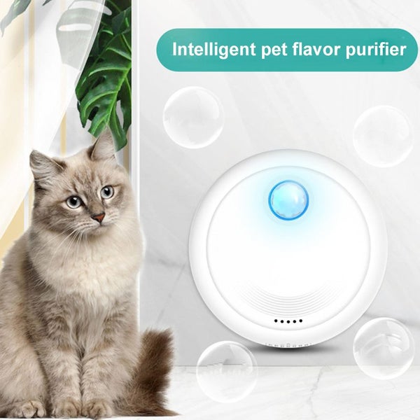 Smart Cat Odor Purifier Litter Box Deodorizer Rechargeable Air Cleaner Carousel 1