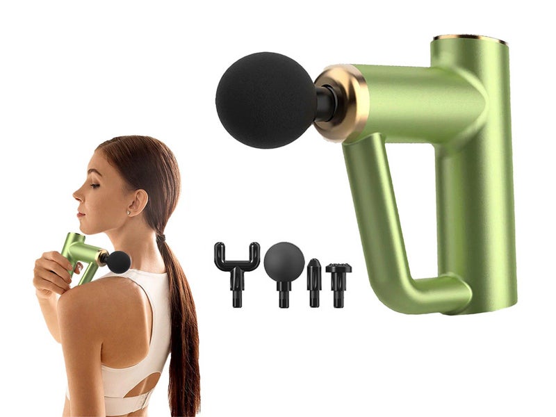 Muscle Massager Gun Relaxing Massager to Relax Heal Body Green Carousel 1