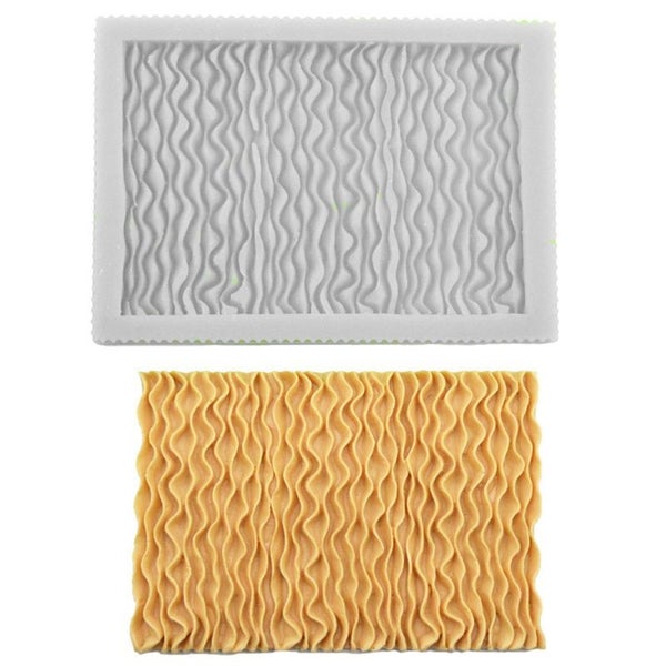 Ruffle Fold & Skirt Pleats Mould Silicone Mold Fondant Cake Decorating Tool Carousel 2