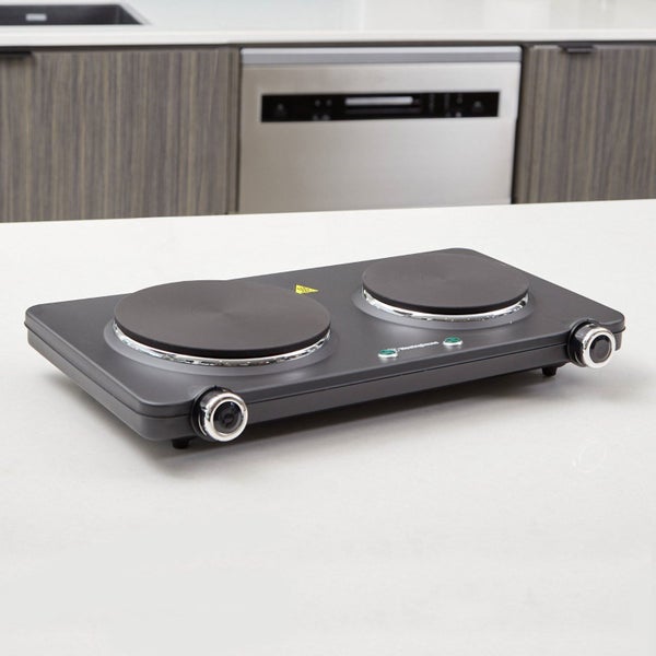 Double Hot Plate - Matte black Carousel 6